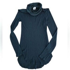 Evereve + Micheal Stars Cowl Neck Waffle knit Lightweight Sweater‎ Size S